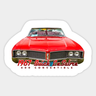 1967 Buick LeSabre 400 Convertible Sticker